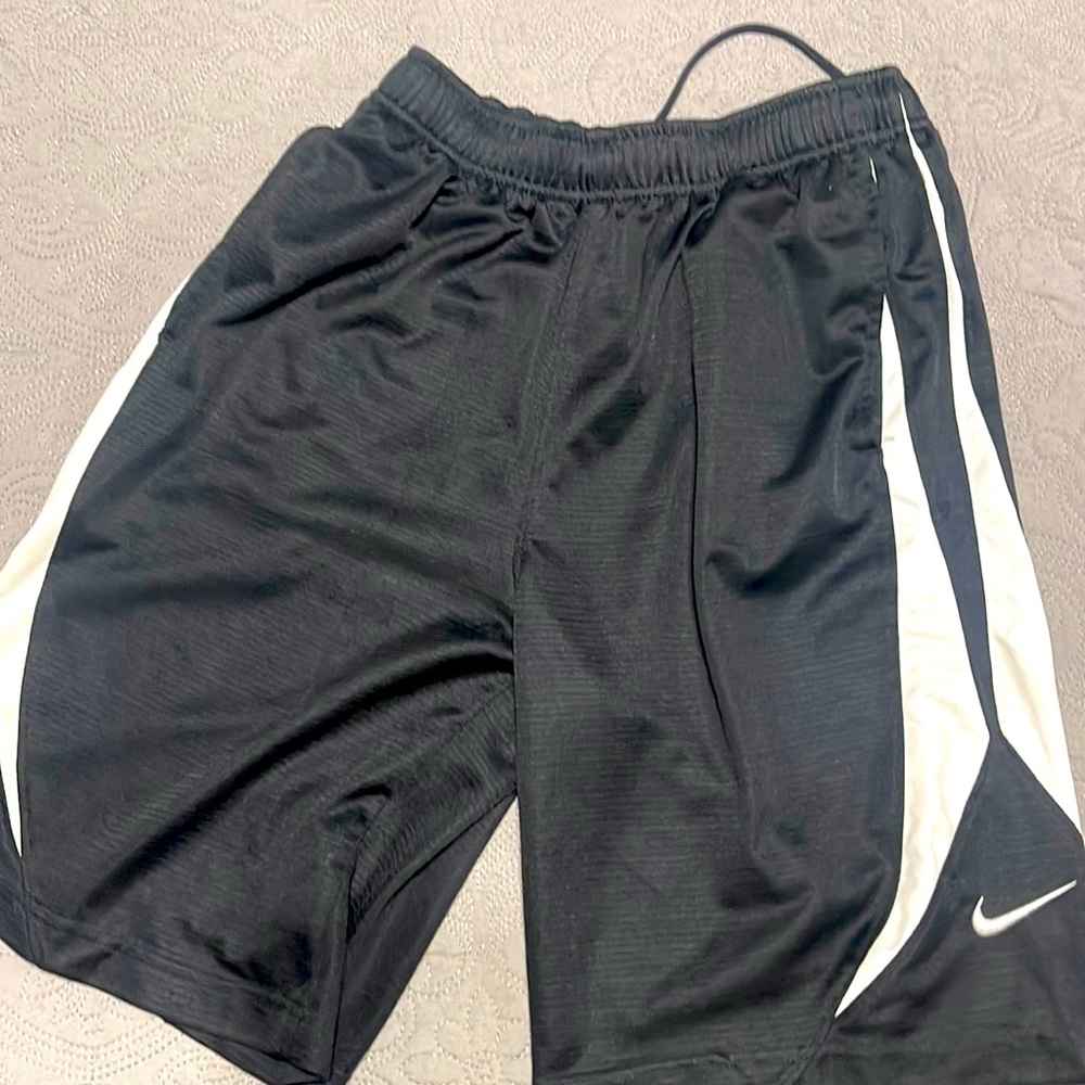 Boys large black Nike nylon shorts